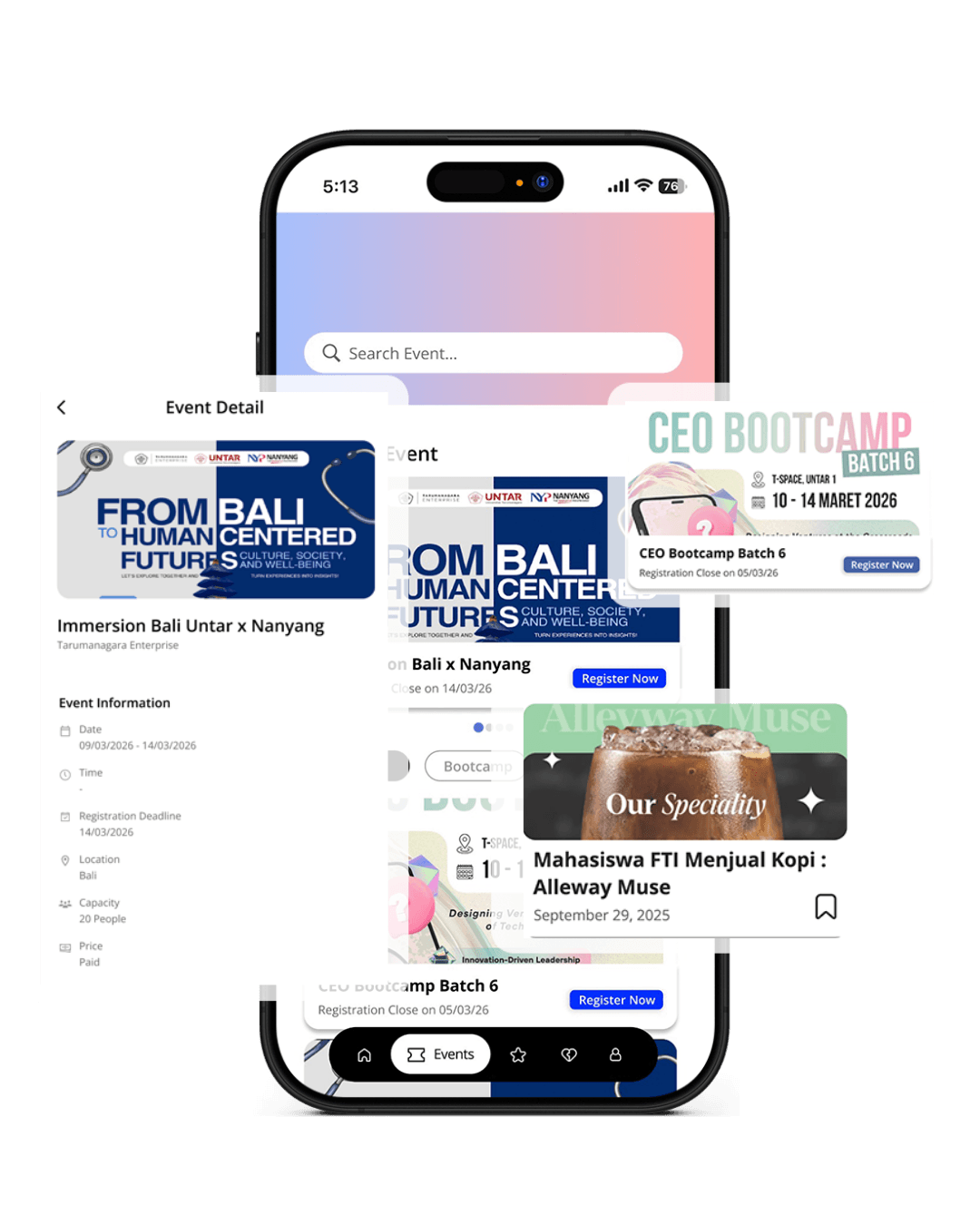 Join Events & Earn Points